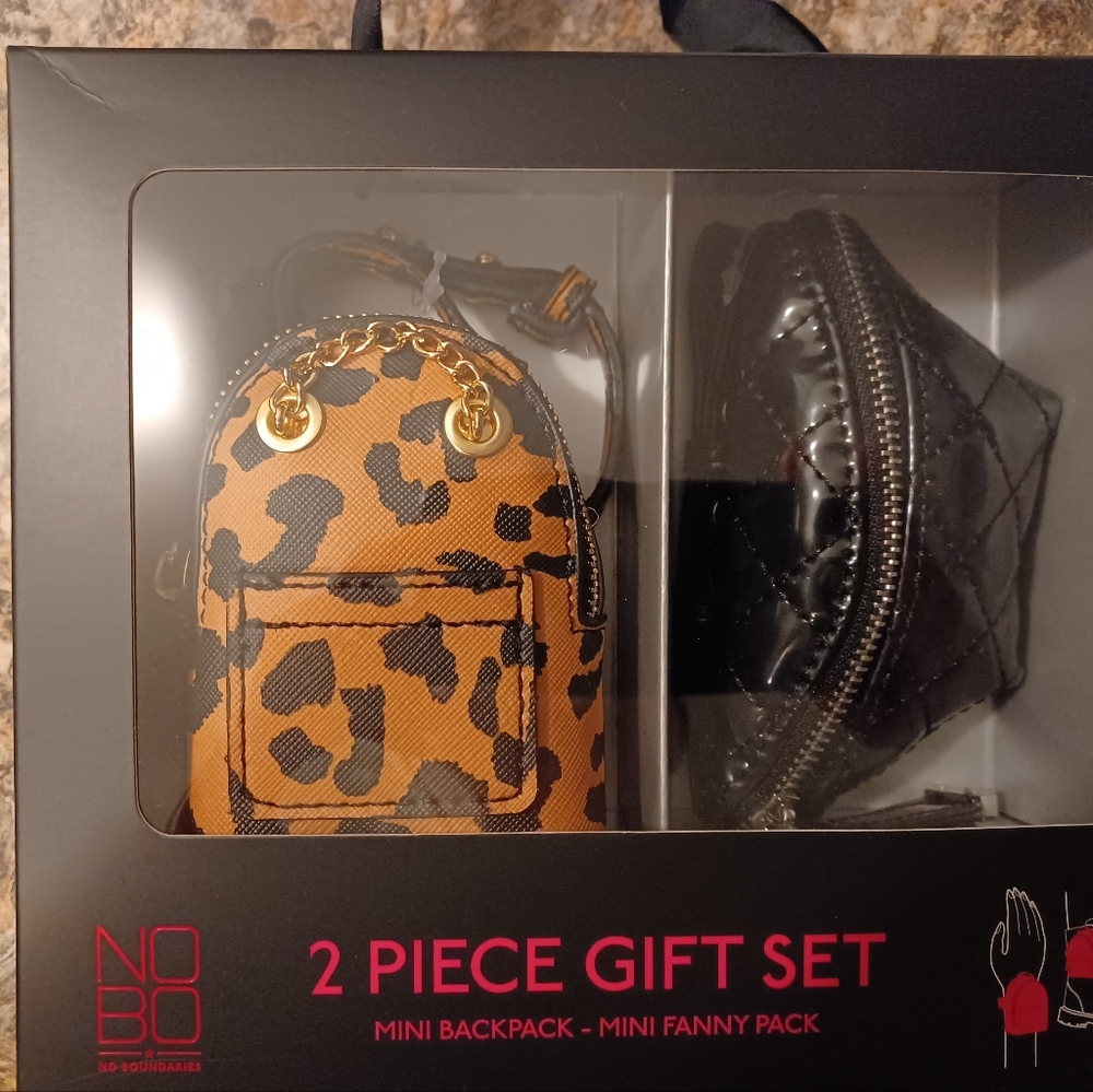 Mini backpack and mini fanny pack